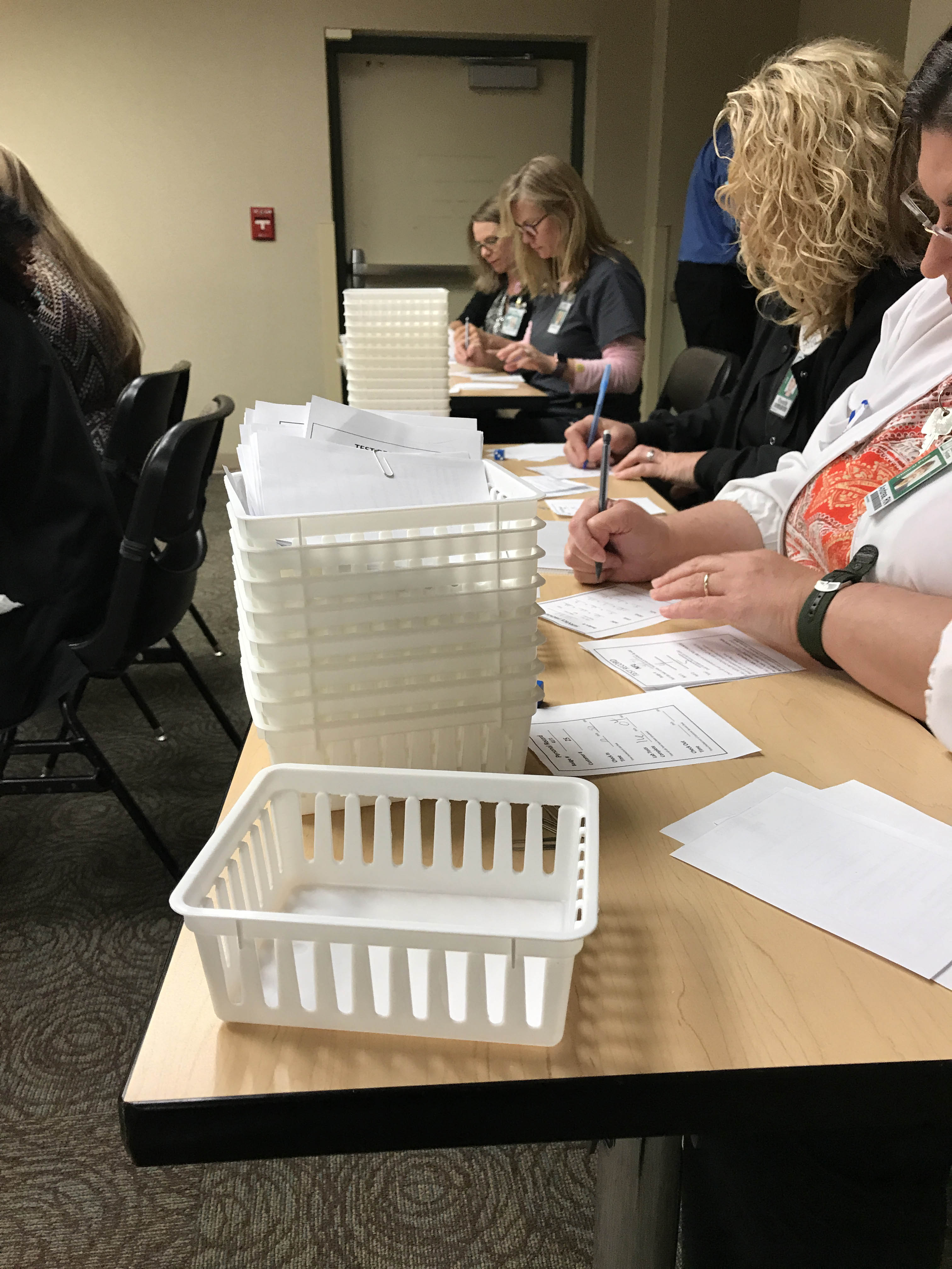 UAH Lean Healthcare Academy Participants stay engaged through interactive hands-on simulations.