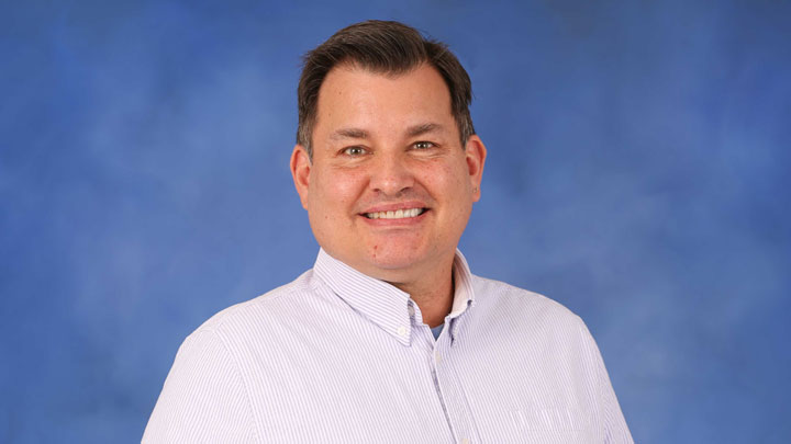 Dr. Chad Thomas, chair of the UAH Department of English and associate professor of English