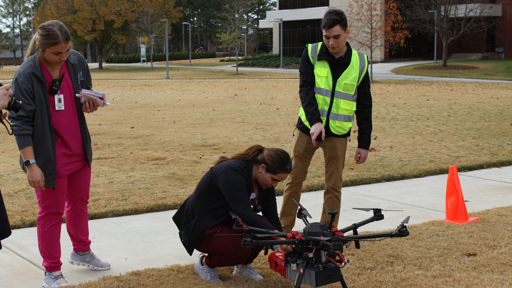 the University of Alabama in Huntsville College of Nursing began conducting annual disaster simulation drills to train for a wide range of public health emergencies.