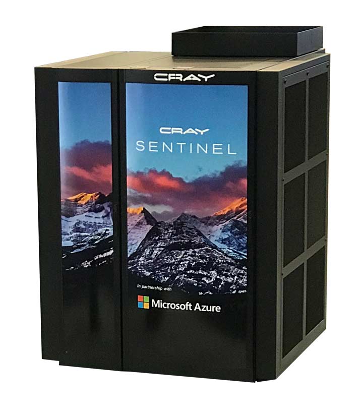 HPE’s Cray Sentinel supercomputer