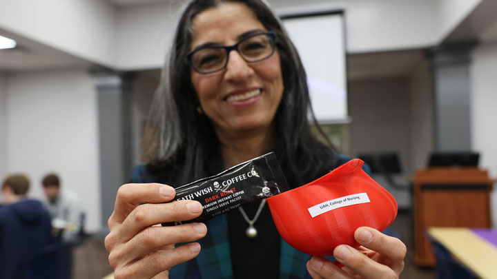 Dr. Azita Amiri, professor and associate dean for research, UAH College of Nursing.