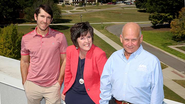 Dr. Aaron Naeger, Dr. Susan Alexander and Dr. Michael Newchurch, left to right