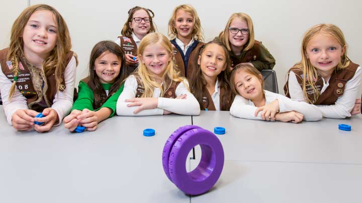 Girl Scouts get head start on cybersecurity training at UAH’s CCRE