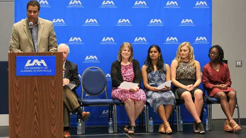 David Fernandes, Dr. Robert Altenkirch, Dr. Rhonda Gaede, Aditi Limaye, Macie Holder, and Zerahiah Joseph