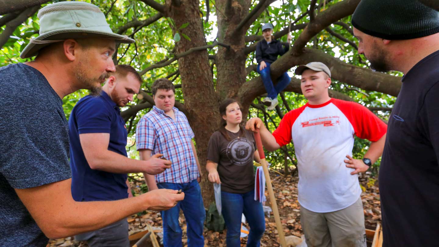 History Dig team