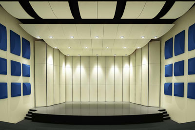 Artist rendering of Roberts Recital Hall after renovation. Courtesy of the Wenger Corporation