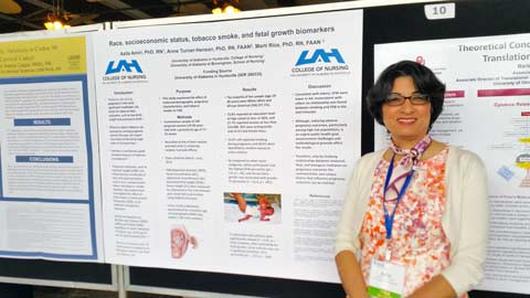 College of Nursing contingent represents UAH at national conference