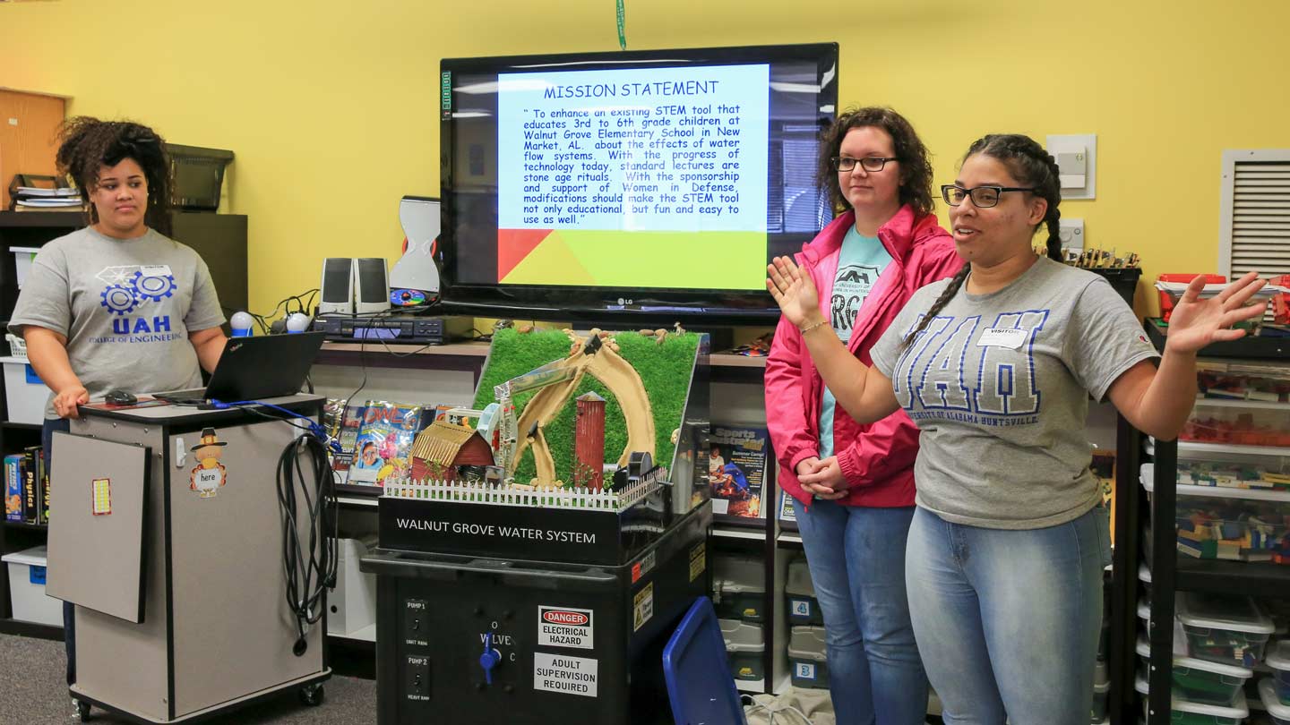 UAH - Engineering - News - Two teams of UAH students design STEM tools for  area schools