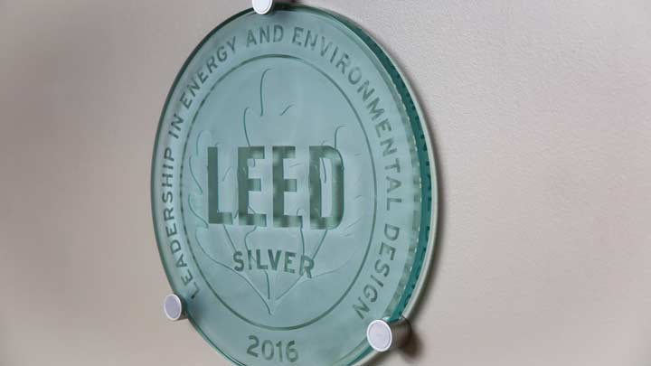 Glass Plaque