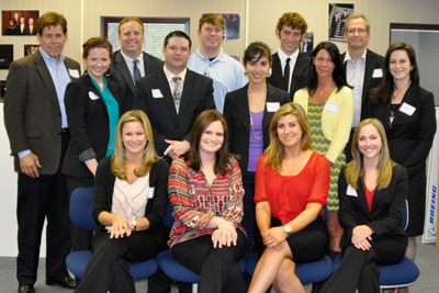 Participants in the 2012-2013 Boeing New Business Challenge.
