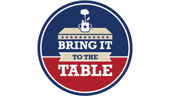 bring it to the table ?>