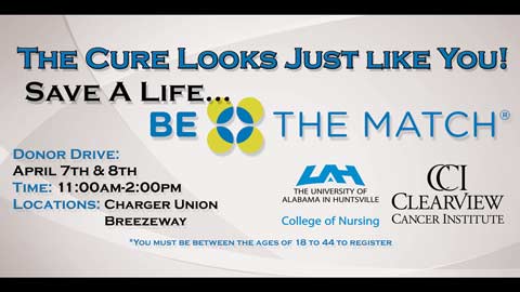 UAH, CCI co-sponsor second Be The Match® drives in memory of Leslie Vallely