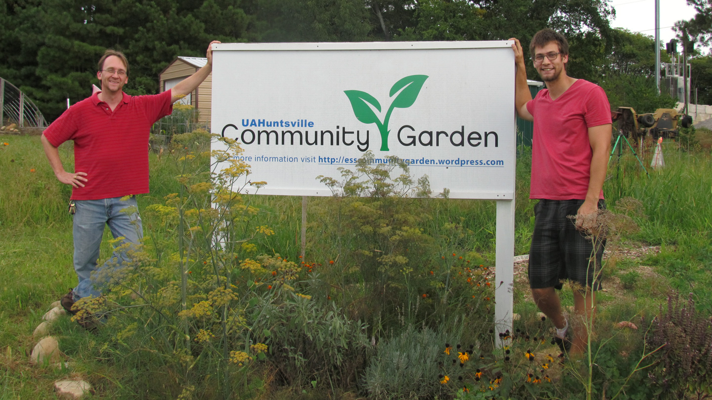 Sustainable Natural Fertilizer Initiative makes UAH campus greener