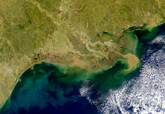 digital map of part of earth