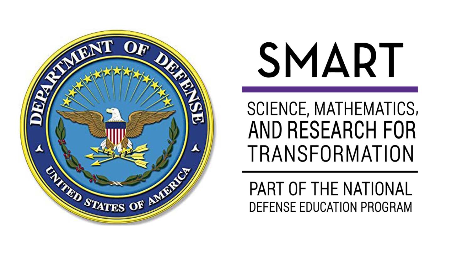 Department of Defense SMART Scholarship logo, part of the National Defense Education Program