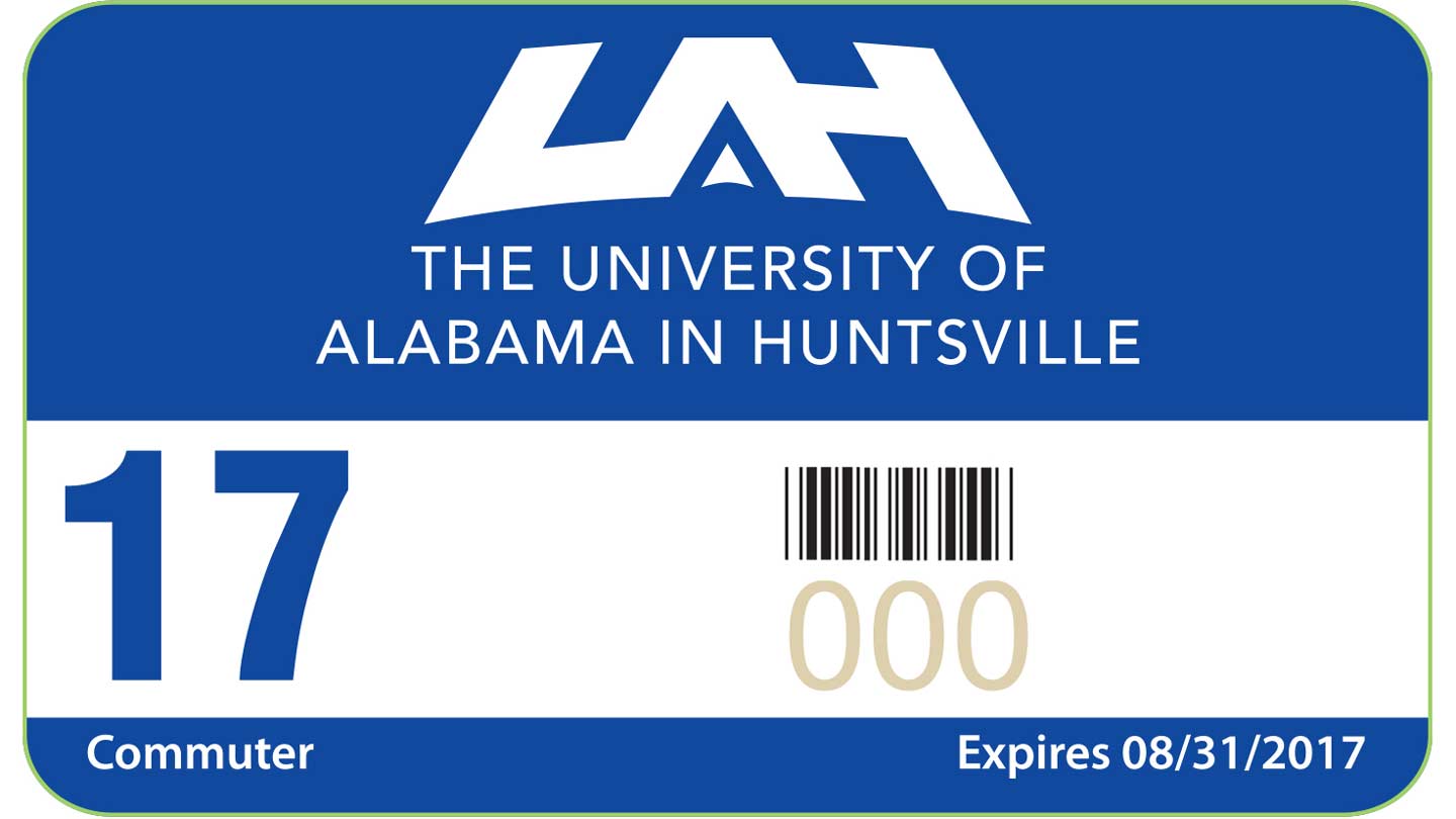 UAH 2016­ - 2017 Parking Decals now  available (updated)