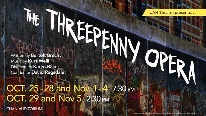 UAH Theatre presents “The Threepenny Opera”