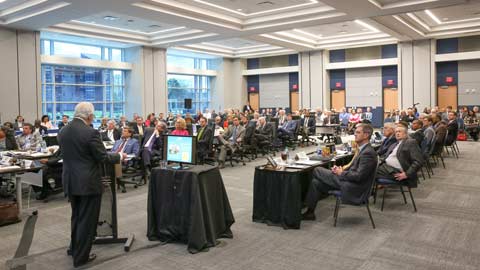 The Board of Trustees of The University of Alabama met April 7-8, 2016, in the new Student Services Building on the UAH campus ?>