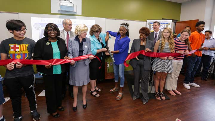 Mae Jemison High School College Academy ribbon cutting