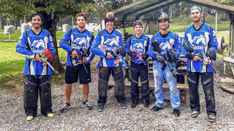 Engineering major shares passion for paintball with fellow UAH students