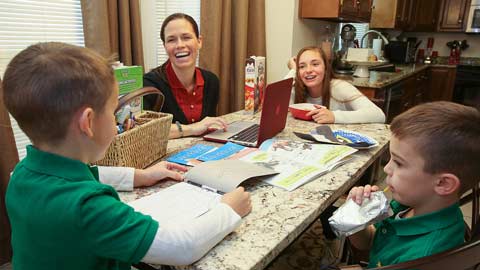 Military wife, mother of three Theresa Gibson graduates from the UAH College of Education