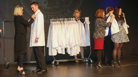 The UAH College of Nursing recently held its White-Coat Ceremony.  ?>