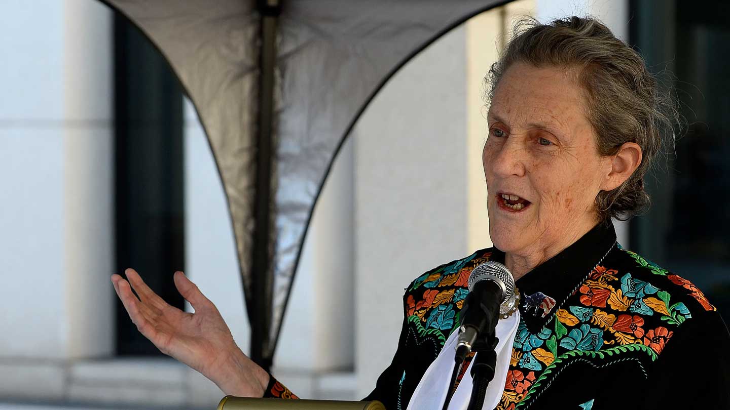 Acclaimed autism advocate Dr. Temple Grandin discussing her experiences and share advice during a program hosted by the Regional Autism Network at The University of Alabama in Huntsville.