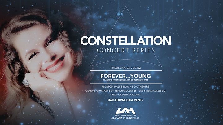 Constellation Concert Series featuring Forever Young Friday January 26, &:30 PM.
