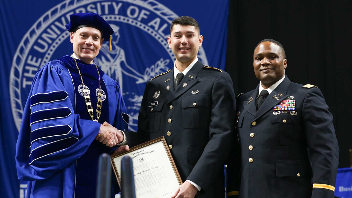 UAH has been designated as a Military Friendly® School at the gold level for 2021-2022.