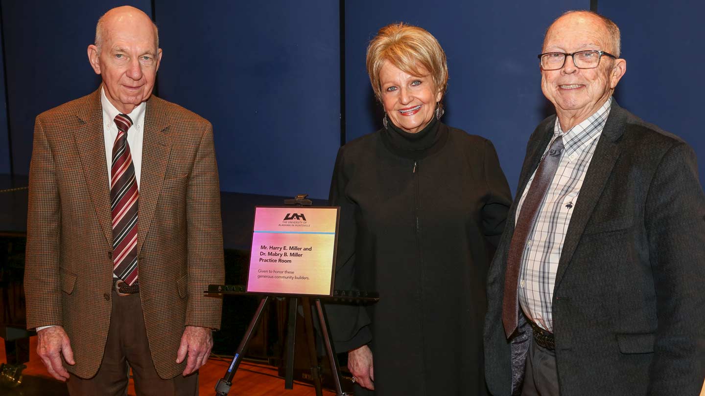 H.E. Miller, Jr., Dr. Mabry M. O’Donnell and Dr. James H. O’Donnell