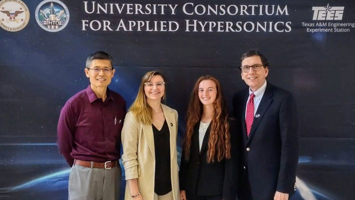 Dr. Gabe Xu, Ruby Sharrard, Olivia Allen, Dr. Robert Frederick.