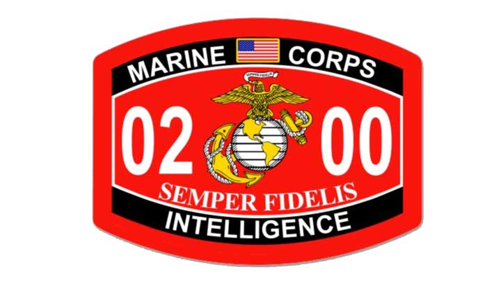 Marine Corps Intelligence logo.