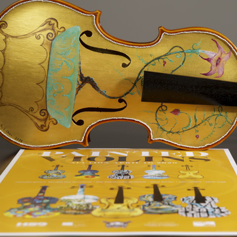 painted violin