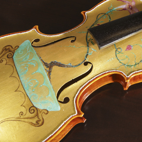 painted violin