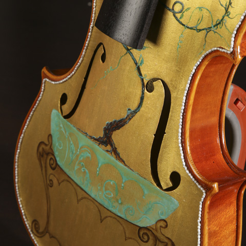 painted violin