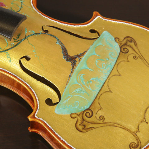 painted violin