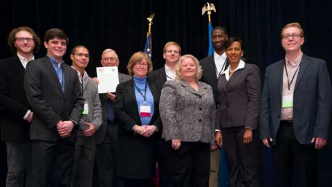 UAH Cyber Corps students attend D.C. job fair