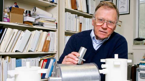 Dr. James Blackmon in his office