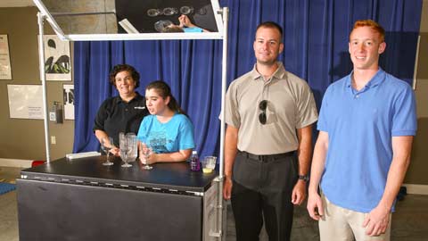 UAH students design and build award-winning display station for use at Sci-Quest