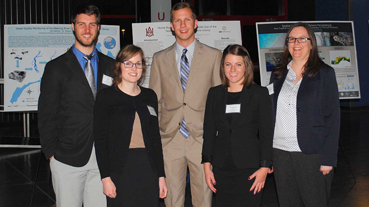 UAH student posters place at  GEO-Huntsville Forum contest