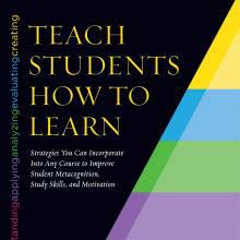 Cover presentation for Saundra McGuire's Teach Students How to Learn