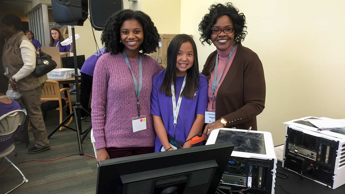 Desalyn Johnson and Rosemary Robinson