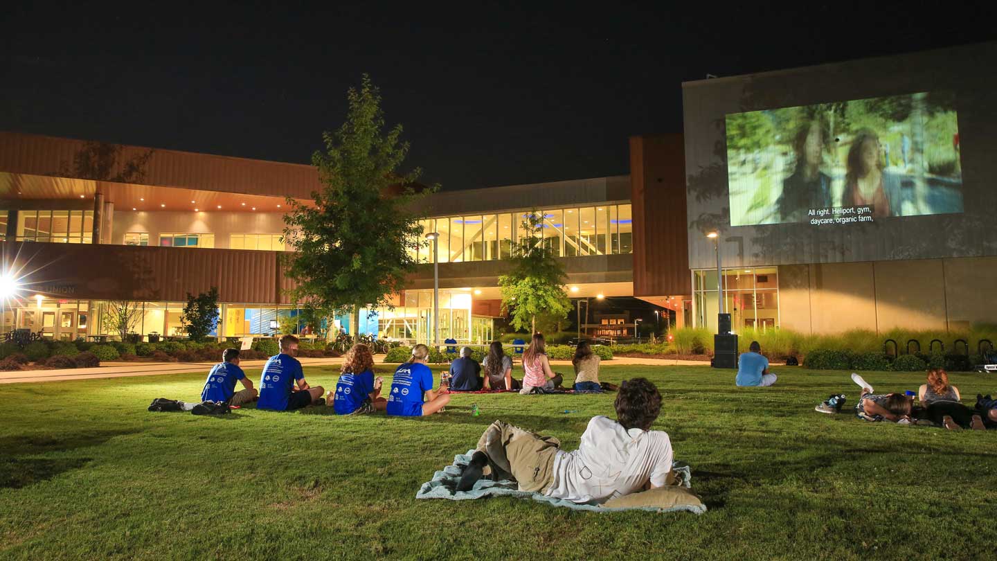 ACE outdoor movie