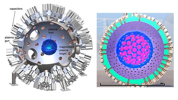 illustration of a plasma particle