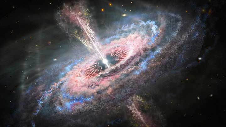 illustration of a quasar ?>