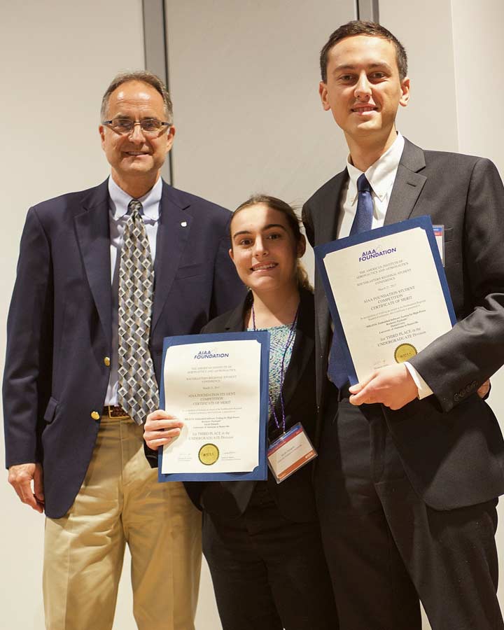 Alex Velicki, Sarah Dangelo and Daniel Corey