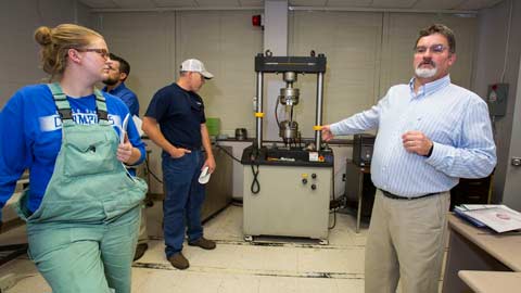 Mark Gauldin and Decatur industrial representatives