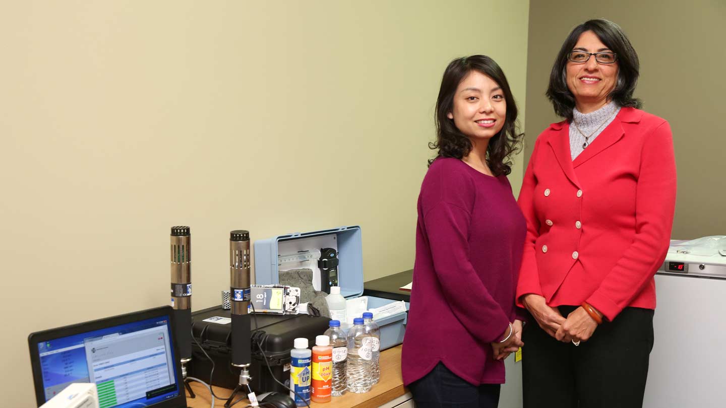 Dr. Shuang Zhao and Dr. Azita Amiri