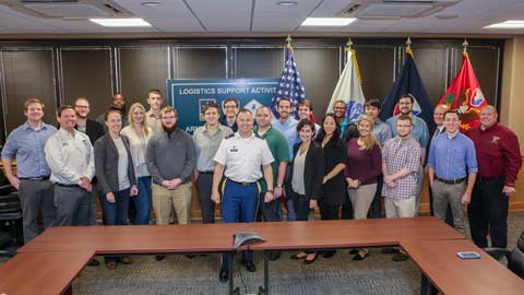 Officials at U.S. Army’s LOGSA welcome UAH CyberCorps scholarship students
