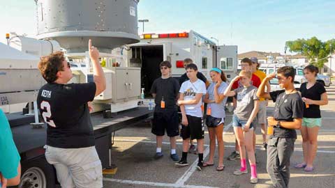 PECAN storm research team does UAH outreach on the Plains